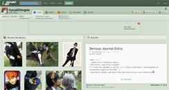 Desktop Screenshot of kyoyadivongola.deviantart.com