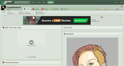 Desktop Screenshot of corpseblossum.deviantart.com