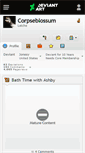 Mobile Screenshot of corpseblossum.deviantart.com