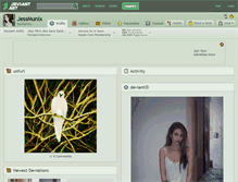 Tablet Screenshot of jessmunix.deviantart.com