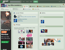 Tablet Screenshot of my-little-monsters.deviantart.com