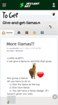 Mobile Screenshot of give-and-get-llamas.deviantart.com