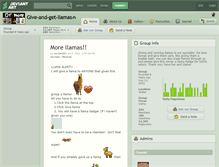 Tablet Screenshot of give-and-get-llamas.deviantart.com