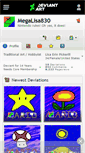 Mobile Screenshot of megalisa830.deviantart.com