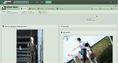 Desktop Screenshot of amber-dawn.deviantart.com