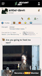 Mobile Screenshot of amber-dawn.deviantart.com