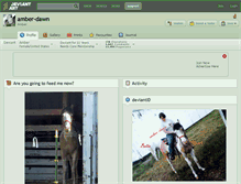 Tablet Screenshot of amber-dawn.deviantart.com