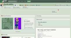 Desktop Screenshot of falling-ange24.deviantart.com