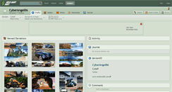 Desktop Screenshot of cyberangel86.deviantart.com