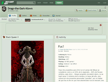 Tablet Screenshot of drago-the-dark-klown.deviantart.com