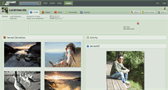Desktop Screenshot of lucarosacuta.deviantart.com