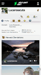 Mobile Screenshot of lucarosacuta.deviantart.com