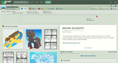 Desktop Screenshot of icecatdemon.deviantart.com