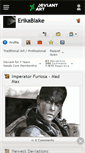 Mobile Screenshot of erikablake.deviantart.com