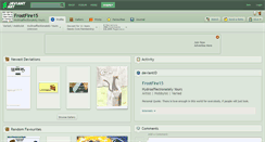 Desktop Screenshot of frostfire15.deviantart.com