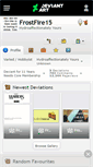 Mobile Screenshot of frostfire15.deviantart.com