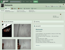 Tablet Screenshot of iliketosmile.deviantart.com