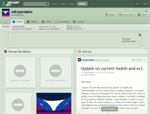 Tablet Screenshot of joexpandable.deviantart.com