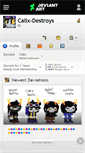 Mobile Screenshot of calix-destroys.deviantart.com