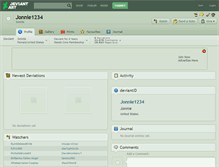 Tablet Screenshot of jonnie1234.deviantart.com