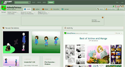 Desktop Screenshot of nobodyfamous.deviantart.com
