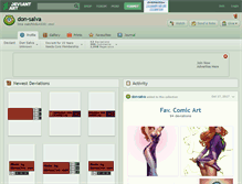 Tablet Screenshot of don-salva.deviantart.com