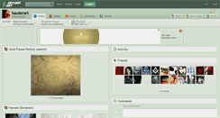 Desktop Screenshot of bauderart.deviantart.com