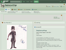 Tablet Screenshot of diaphanouswings.deviantart.com