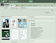 Tablet Screenshot of fenrisen.deviantart.com