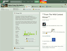 Tablet Screenshot of herp-crazy-deviants.deviantart.com