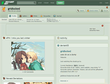Tablet Screenshot of gridlocked.deviantart.com