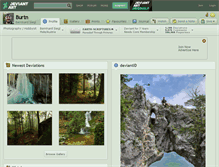 Tablet Screenshot of burtn.deviantart.com