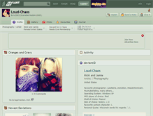 Tablet Screenshot of loud-chaos.deviantart.com