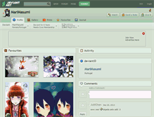 Tablet Screenshot of marimasumi.deviantart.com