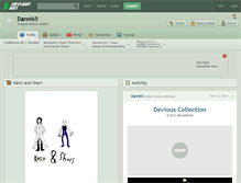 Tablet Screenshot of danni65.deviantart.com