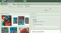 Desktop Screenshot of julieomg.deviantart.com