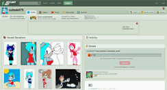 Desktop Screenshot of cutiedoll75.deviantart.com