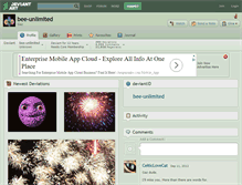 Tablet Screenshot of bee-unlimited.deviantart.com