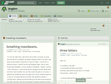 Tablet Screenshot of langdow.deviantart.com