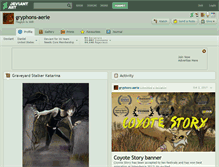 Tablet Screenshot of gryphons-aerie.deviantart.com