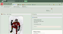 Desktop Screenshot of darknessabounds.deviantart.com