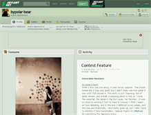 Tablet Screenshot of bypolar-bear.deviantart.com