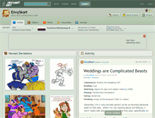 Tablet Screenshot of envyskort.deviantart.com