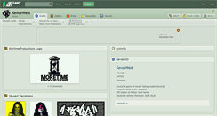 Desktop Screenshot of kevoewest.deviantart.com