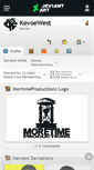 Mobile Screenshot of kevoewest.deviantart.com