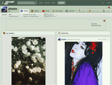 Tablet Screenshot of lafaette.deviantart.com