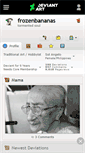 Mobile Screenshot of frozenbananas.deviantart.com
