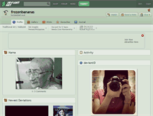 Tablet Screenshot of frozenbananas.deviantart.com