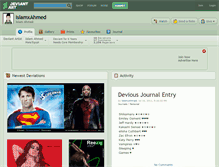 Tablet Screenshot of islamxahmed.deviantart.com