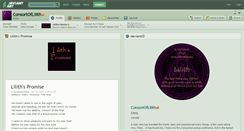 Desktop Screenshot of consortoflilith.deviantart.com